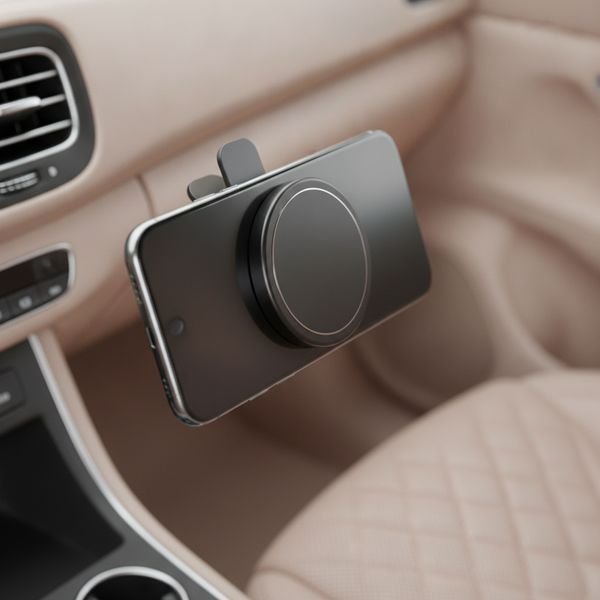 A magnetic or vent phone mount