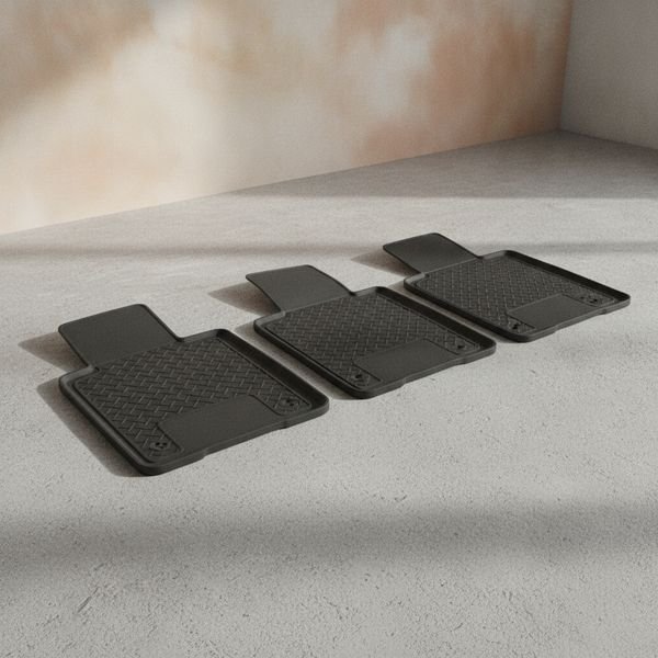 All-weather rubber floor mats