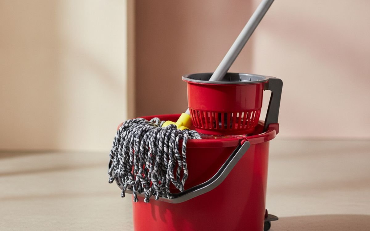 O-Cedar EasyWring Microfiber Spin Mop & Bucket System