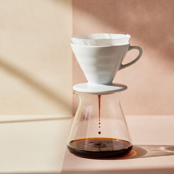 Hario V60 dripper and server
