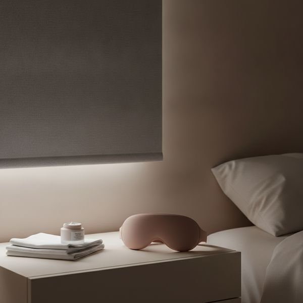 A blackout blind or a good sleep mask