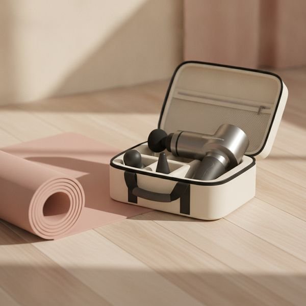 A percussive massage gun