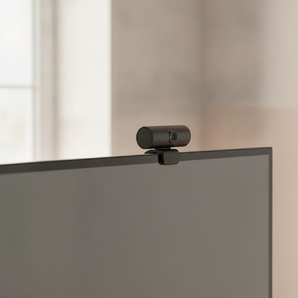 A dedicated webcam, only if the laptop lid is closed