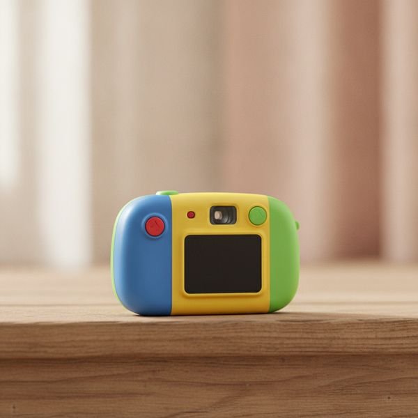 A kids' camera or an old phone with the SIM removed