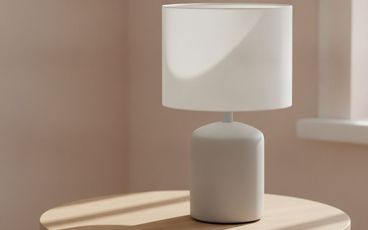 Generic Table Lamp with Fabric Shade