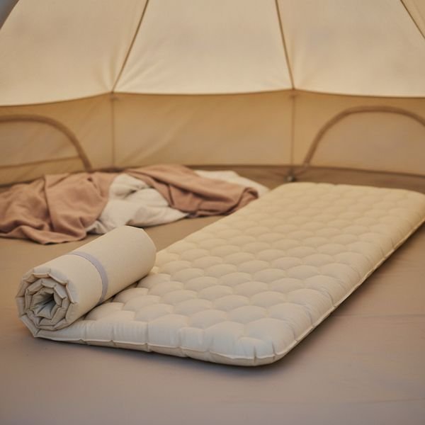 An insulated sleeping pad with a real R-value