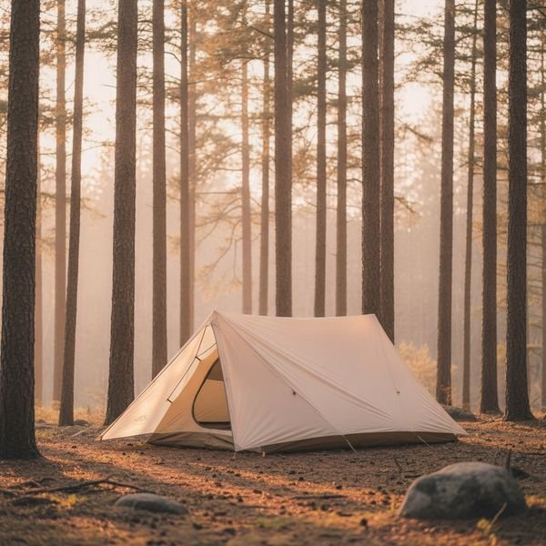 A three-season tent with a full-coverage fly