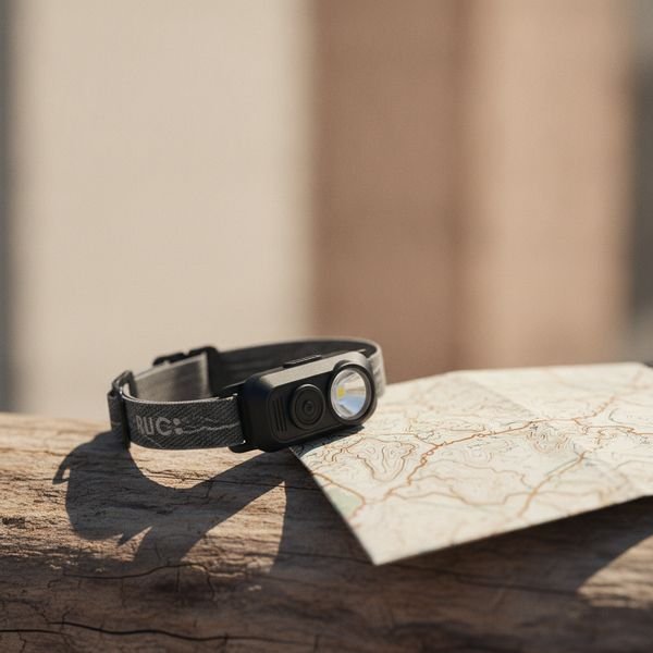 A headtorch with a red mode