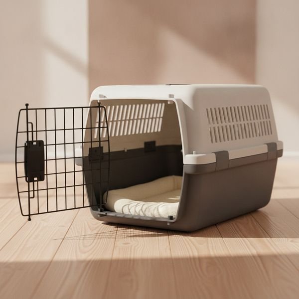 A secure, well-ventilated carrier
