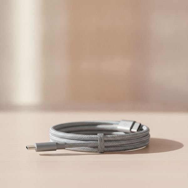 A braided USB-C cable, 2m
