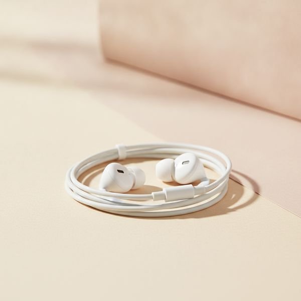 Wired earbuds with a USB-C plug